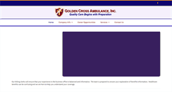 Desktop Screenshot of goldencrossamb.com